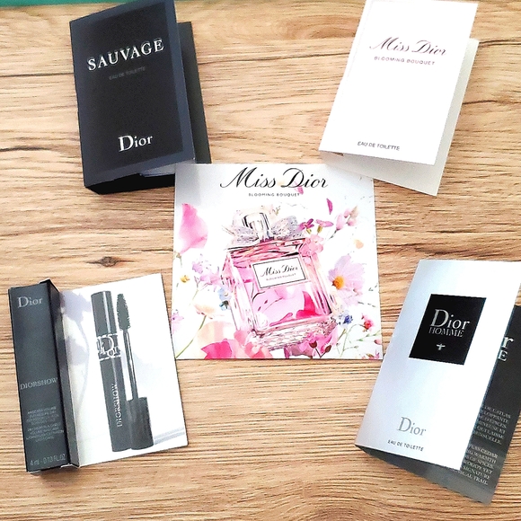 New never used DIOR bundle Diorshow mascara Miss Dior Blooming Bouquet &Sauvage - Picture 1 of 2